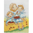  Ангелочки по рисунку Э. Эллис Набор для вышивания Марья Искусница 15.001.34