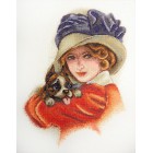 Дама с собачкой по картине Х. Фишера Набор для вышивания Марья Искусница 06.004.05