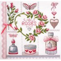Розовое по рисунку О. Куреевой Набор для вышивания Марья Искусница