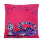  Коте фиолетовый (может использоваться для создания подушки) Набор для вышивания Марья Искусница 14.001.17