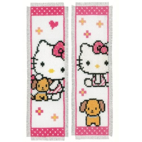 Hello Kitty Набор для вышивания закладки VERVACO
