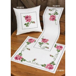 Роза Набор для вышивания подушки PERMIN