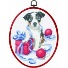 Рождественский щенок Набор для вышивания PERMIN