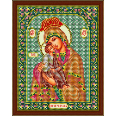 Цареградская Набор для вышивания бисером Икона Божией Матери GALLA COLLECTION