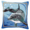 Дельфин Набор для вышивания подушки VERVACO