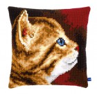 Котенок I Набор для вышивания подушки VERVACO