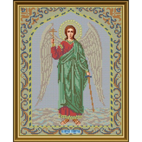 Ангел Хранитель Набор для вышивания бисером Икона GALLA COLLECTION