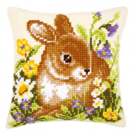 Кролик Набор для вышивания подушки VERVACO