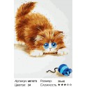 Кошки-мышки Раскраска картина по номерам на холсте Menglei