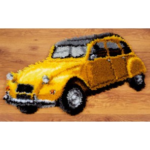 Старый желтый автомобиль Набор для вышивания коврика VERVACO