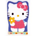 Hello Kitty с цветком Набор для вышивания подушки VERVACO