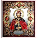 Святой Дмитрий Набор для вышивания хрустальными бусинами СТУДИЯ ВЫШИВКИ