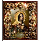 Святая Мария Магдалина Набор для вышивания хрустальными бусинами СТУДИЯ ВЫШИВКИ