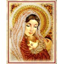 Дева Мария Набор для вышивания хрустальными бусинами СТУДИЯ ВЫШИВКИ
