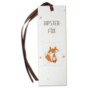 Hipster Fox Набор для изготовления закладки с вышитым элементом LUCA-S