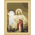 Иисус стучащийся в дверь Набор для вышивания LUCA-S