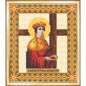 Икона Равноапостольная царица Елена Схема для вышивания бисером Чаривна Мить