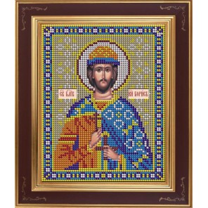 Святой благоверный князь Борис Комплект для вышивания бисером Икона GALLA COLLECTION
