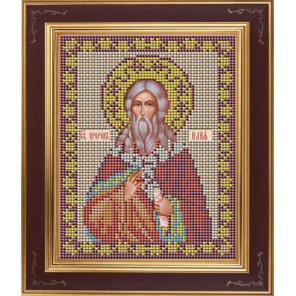 Святой пророк Илия Комплект для вышивания бисером Икона GALLA COLLECTION