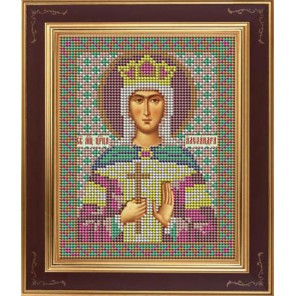 Св. Александра Комплект для вышивания бисером Икона GALLA COLLECTION