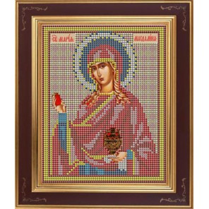 Св. Мария Магдалина Комплект для вышивания бисером Икона GALLA COLLECTION