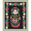 Жостово Набор для вышивания бисером матрёшка GALLA COLLECTION