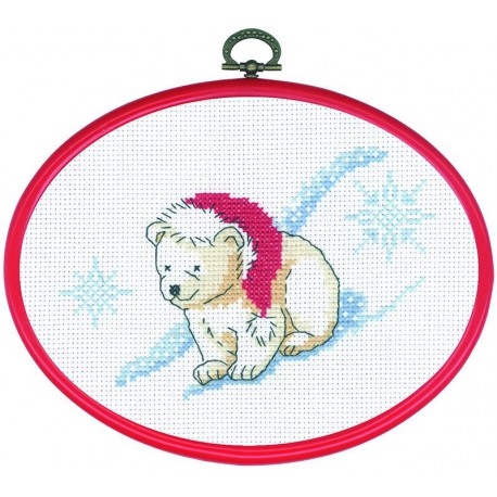 Белый медведь Набор для вышивания PERMIN