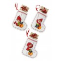 Рождественские носки Набор для вышивания сапожка для подарков PERMIN
