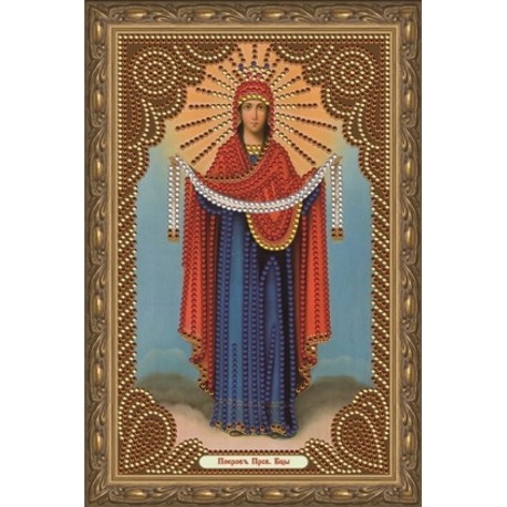  Покров Пресвятой Богородицы Алмазная мозаика вышивка Painting Diamond CDX006
