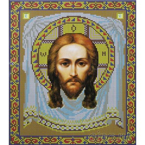Основное изображение Спас Нерукотворный Набор для вышивания бисером Икона GALLA COLLECTION