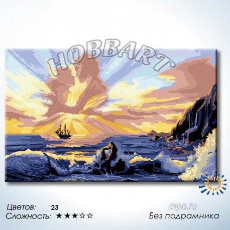 Количество цветов и сложность Благословленные Раскраска по номерам на холсте Hobbart DH5080011