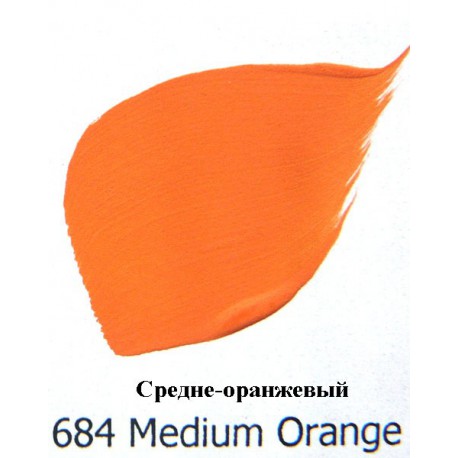 Акриловая краска FolkArt Plaid "Средне-оранжевый" 684