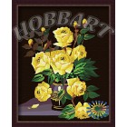 В рамке Желтая роза Раскраска по номерам на холсте Hobbart HB4050066