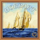В рамке На всех парусах Раскраска по номерам на холсте Hobbart HB4040018