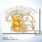 Количество цветов и сложность Звездные мишки Раскраска по номерам на холсте Hobbart HB2030053-LITE