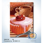 Количество цветов и сложность Любимое пирожное Раскраска по номерам на холсте Hobbart HB2030105-LITE