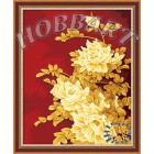 В рамке Богатство пионов Раскраска по номерам на холсте Hobbart JH4050004