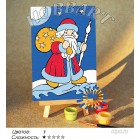 Количество цветов и сложнсоть Дед Мороз Раскраска по номерам на холсте Hobbart M1015893-LITE