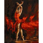  Балерина Раскраска по номерам на холсте G286