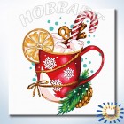 Количество цветов и сложность Праздничный коктейль Раскраска по номерам на холсте Hobbart DZ2020005-Lite
