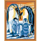  Пингвины Раскраска по номерам на холсте Hobbart HB3040032-Lite