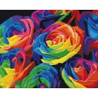  Розы Алмазная вышивка (мозаика) на подрамнике Color Kit CKC001