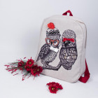 Совушки-подружки Набор для шитья и вышивания, текстильная сумка МАТРЕНИН ПОСАД