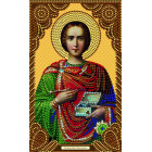  Святой Великомученик Целитель Пантелеймон Алмазная частичная мозаика на подрамнике Color Kit IK012