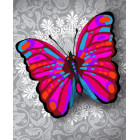  Чудо-бабочка Алмазная частичная вышивка (мозаика) Color Kit M016