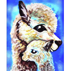  Мама и дитя Алмазная частичная вышивка (мозаика) Color Kit M015