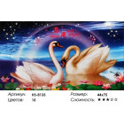 Количество цветов и сложность Лебеди Алмазная вышивка мозаика HS-8133