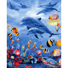  Морское царство Раскраска картина по номерам на холсте ZX 20916