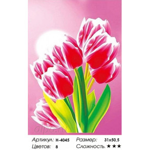  H-4045 "Цветы" мозаика H-4045