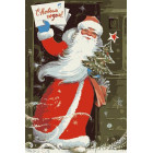  Дед Мороз Раскраска картина по номерам на холсте MC1051